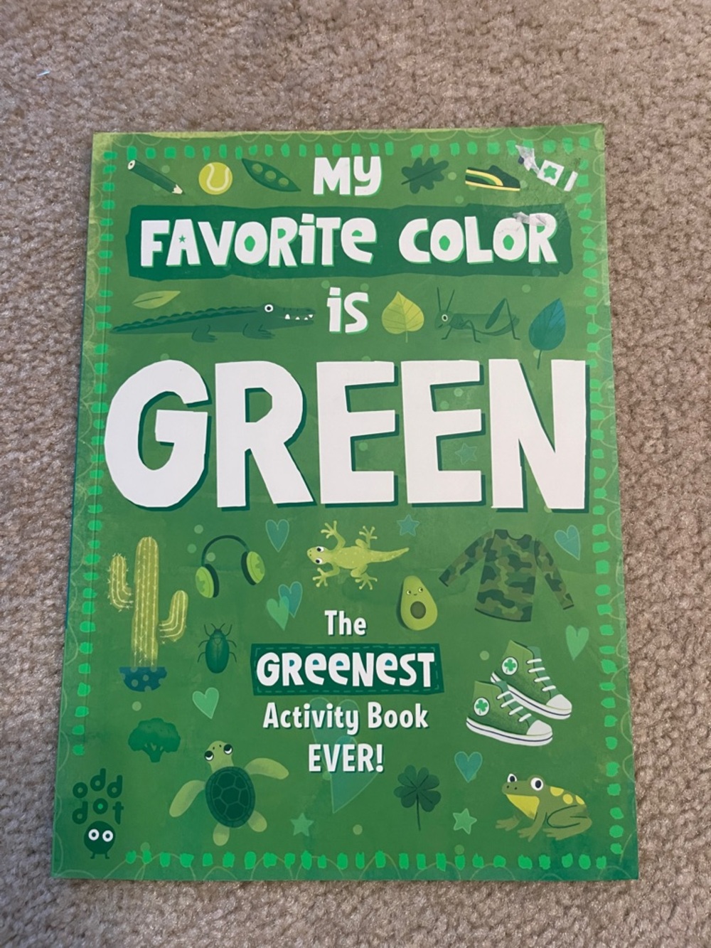 My Favorite Color Is Green Activity Book